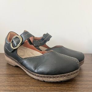 Pikolinos Women’s Granada W0W-4837 Black Leather Mary Jane Shoes Sandals S 42 11